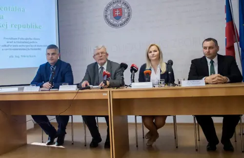 Tlačová konferenica Policajného zboru